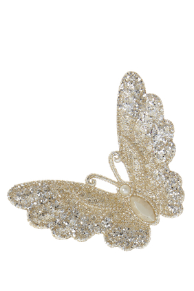 Glitter Butterfly Ornament